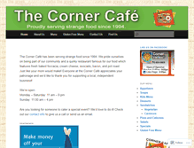 Tablet Screenshot of cornercafecarrollton.com